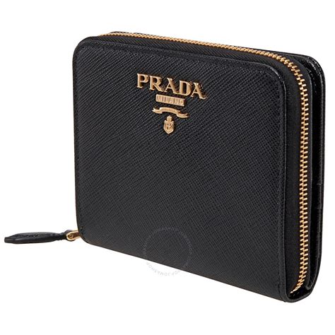 prada little wallet|Prada zipper wallet.